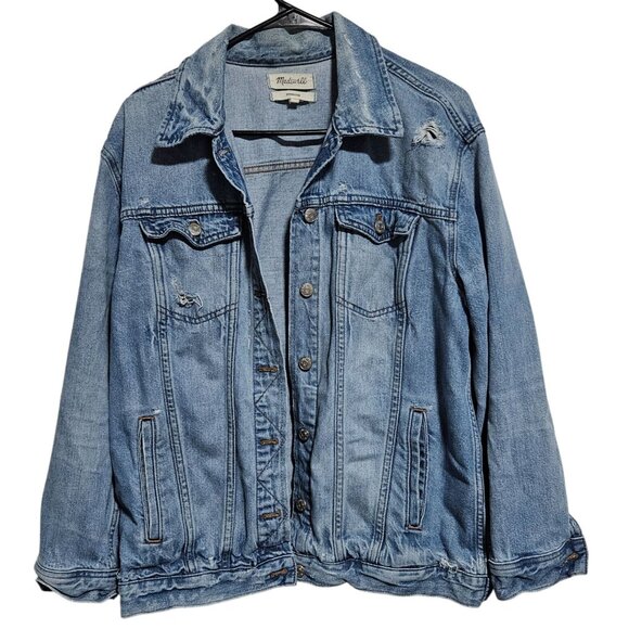 Madewell Blue Jean Jacket - Picture 1 of 6